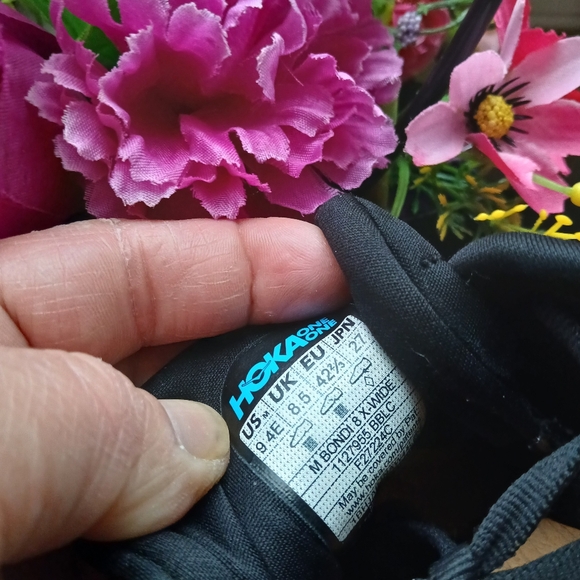 Hoka One Bondi 8 Comfort/Athletic Medical Field Shoes Size 9 4E Extra Wide Men - Picture 10 of 12